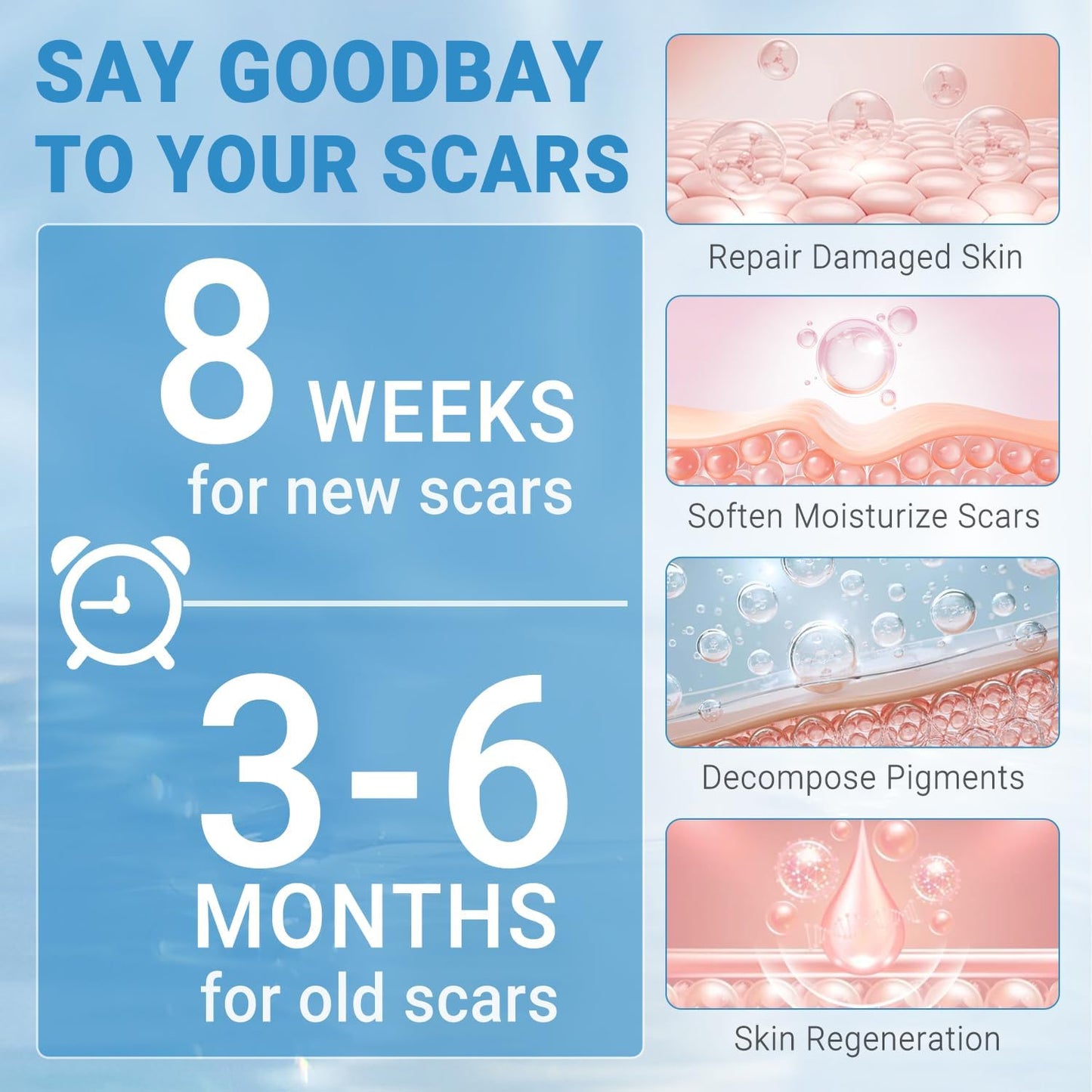 Kunyle Silicone Scar Gel 0.70oz — Advanced Scar Cream for Surgical Scars, Stretch Marks & Keloids