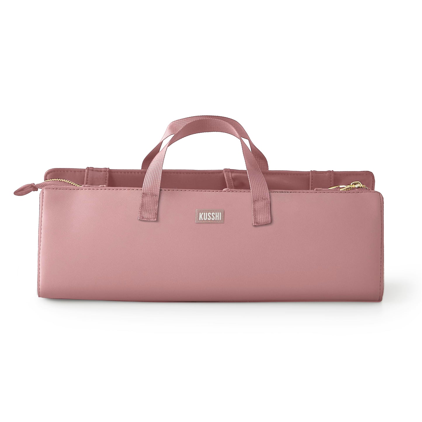 KUSSHI Hair Tools Bag — Oprah’s Favorite Things Winner | Neoprene Travel Organizer (Mauve)