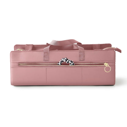 KUSSHI Hair Tools Bag — Oprah’s Favorite Things Winner | Neoprene Travel Organizer (Mauve)