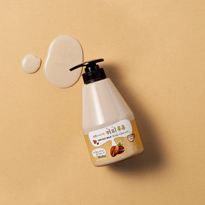 Kwailnara Coffee Milk Body Wash – Korean Cleanser with Milk Protein & Royal Jelly