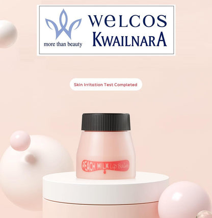 Kwailnara Milk Lip Balm with Royal Jelly & Milk Extracts – Hydration, Peach Tint & Shine (10 ml)