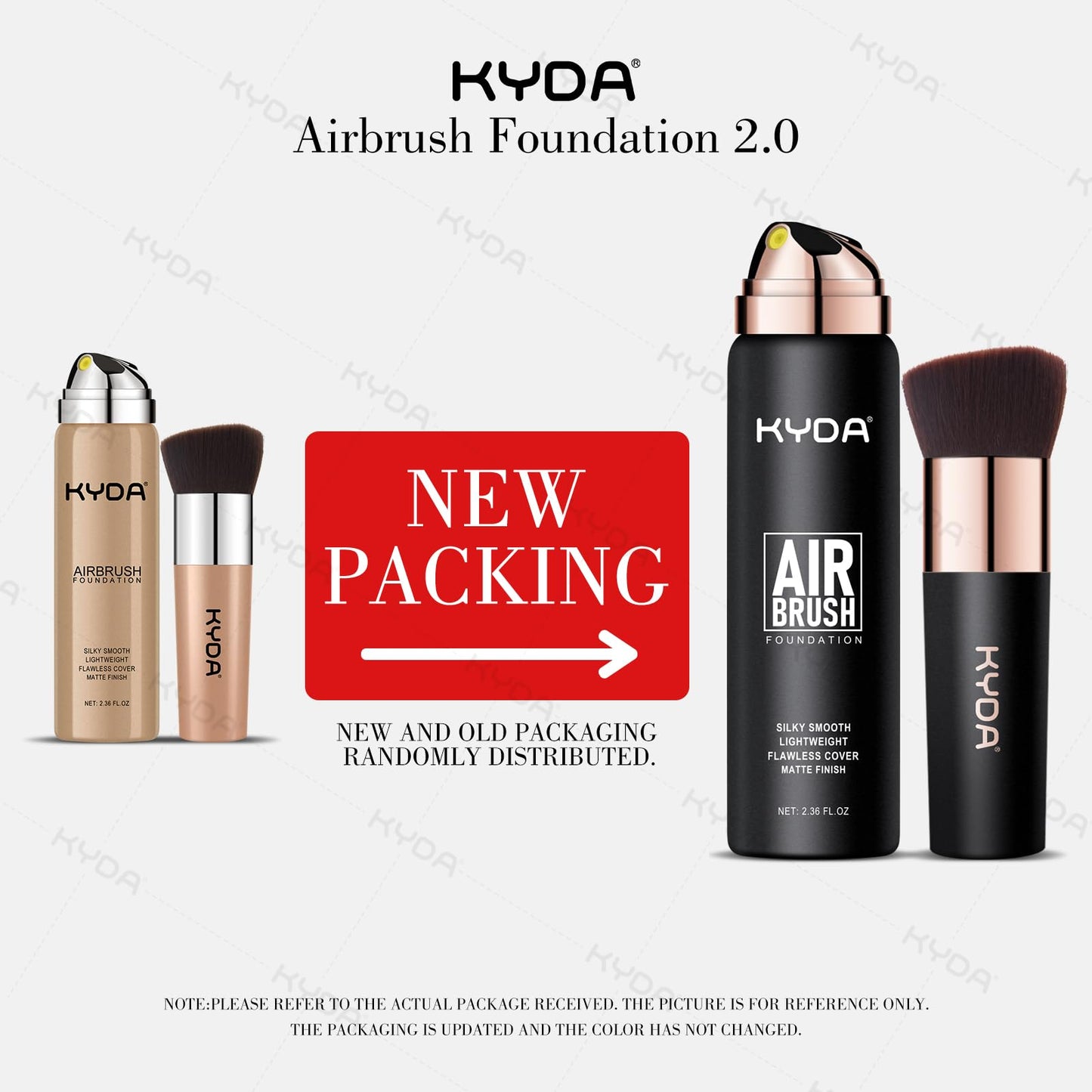 KYDA AirBrush Foundation Spray – Silky, Breathable Nude Finish (Sunny Beige 310)