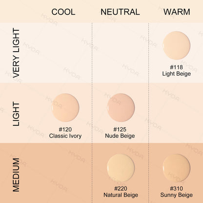 KYDA AirBrush Foundation Spray – Lasting Matte Foundation #120 Classic Ivory
