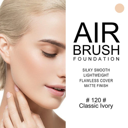 KYDA AirBrush Foundation Spray – Lasting Matte Foundation #120 Classic Ivory