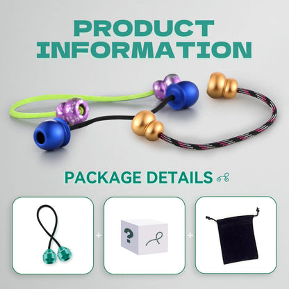 L-Shizuku Begleri Fidget Beads – UFO Aluminum Alloy Spin & Bump Toy