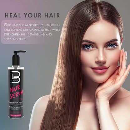 L3 Level 3 Hair Serum – Repair Damaged Hair, Smooth & Frizz Control (Sample Powder Included)