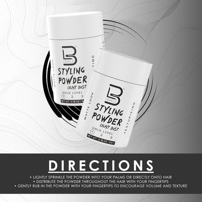 L3 Level 3 Travel Styling Powder – Small 0.18 oz for Natural Matte Finish