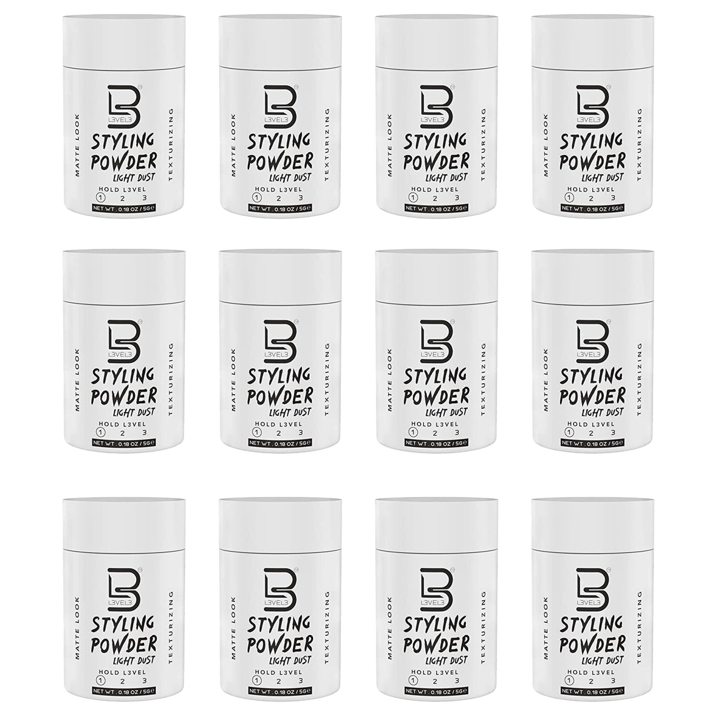 L3 Level 3 Travel Styling Powder – Small 0.18 oz for Natural Matte Finish