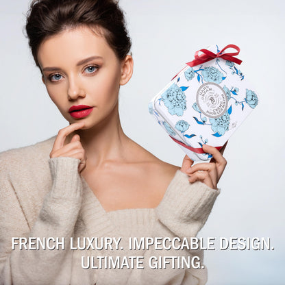 La Chatelaine Hand Cream Trio Tin Gift Set – 20% Organic Shea Butter, Made in France