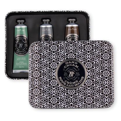 La Chatelaine Hand Cream Gift Set – 3 x 1oz Travel Size with 20% Organic Shea Butter