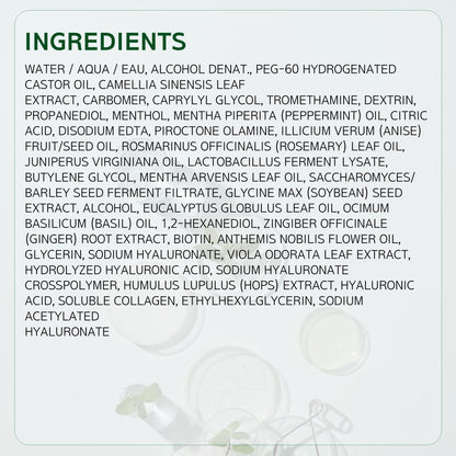 LABO-H Scalp Strengthening Roll-On Serum – Vegan Hair Support, 0.5 fl oz