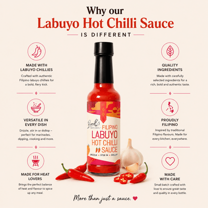 Labuyo Hot Chilli Sauce | Filipino Tropical Heat | 150ml