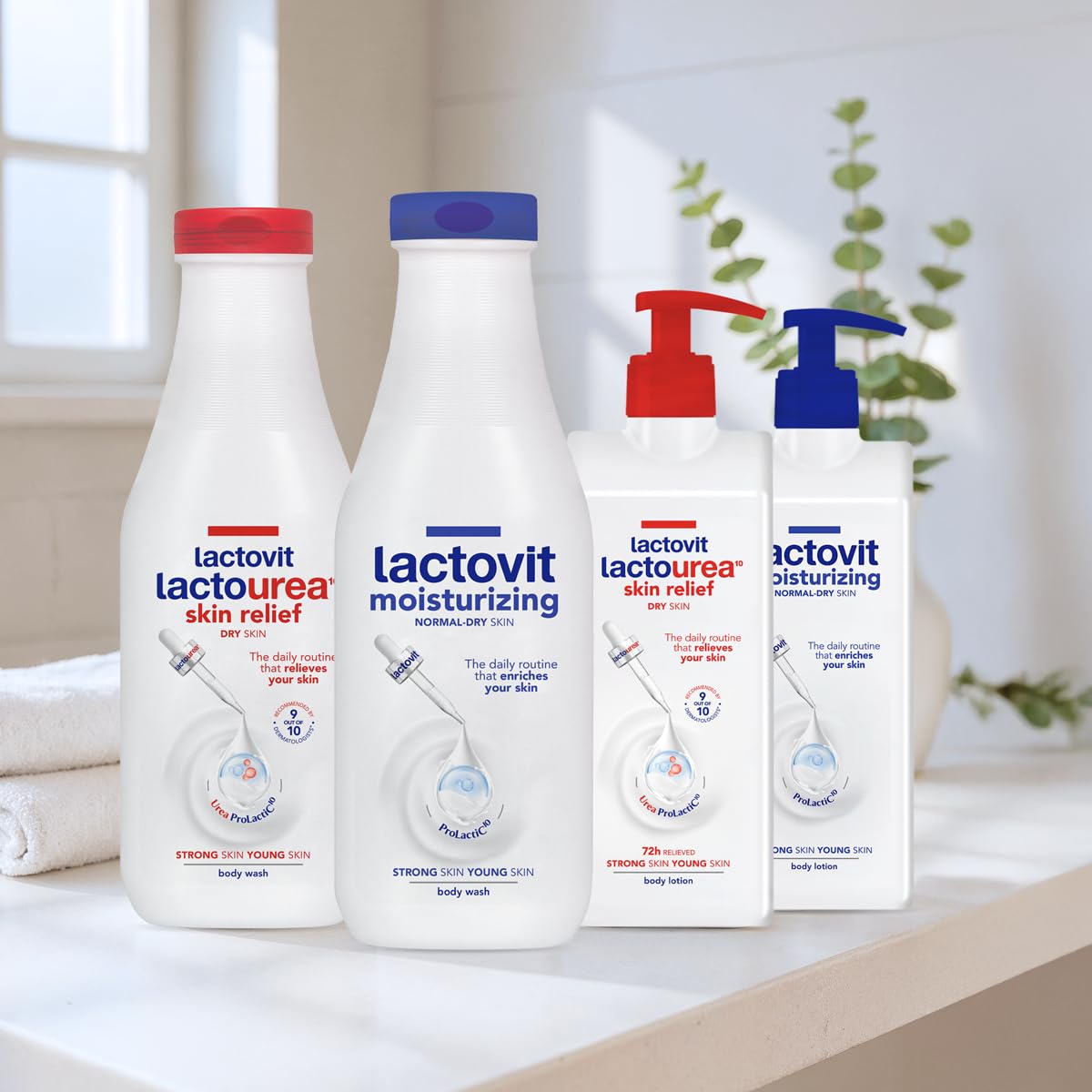 Lactovit Moisturizing Body Wash | Hydrating Shower Gel with ProLactiC10, Collagen & Elastin Booster