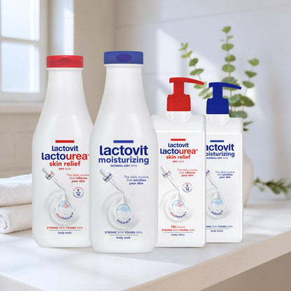 Lactovit Moisturizing Body Wash | Hydrating Shower Gel with ProLactiC10, Collagen & Elastin Booster