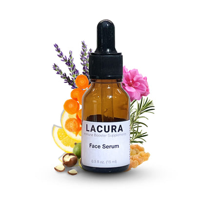 LaCura Therapeutic Face Oil with Vitamin E & Organic Jojoba – Hydrating Anti-Aging Serum for Mature Skin (15ml)