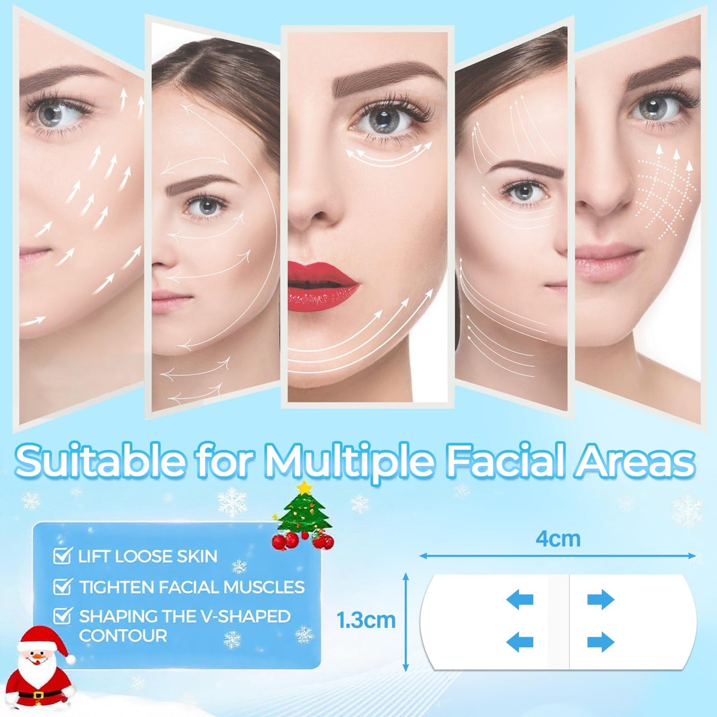 LadPemo Face Lift Tape – Invisible 100-pcs for Instant Contour & Tightening