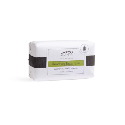 LAFCO New York Bar Soap Rosemary Eucalyptus – Ultra-Hydrating, All Skin Types, 7 oz