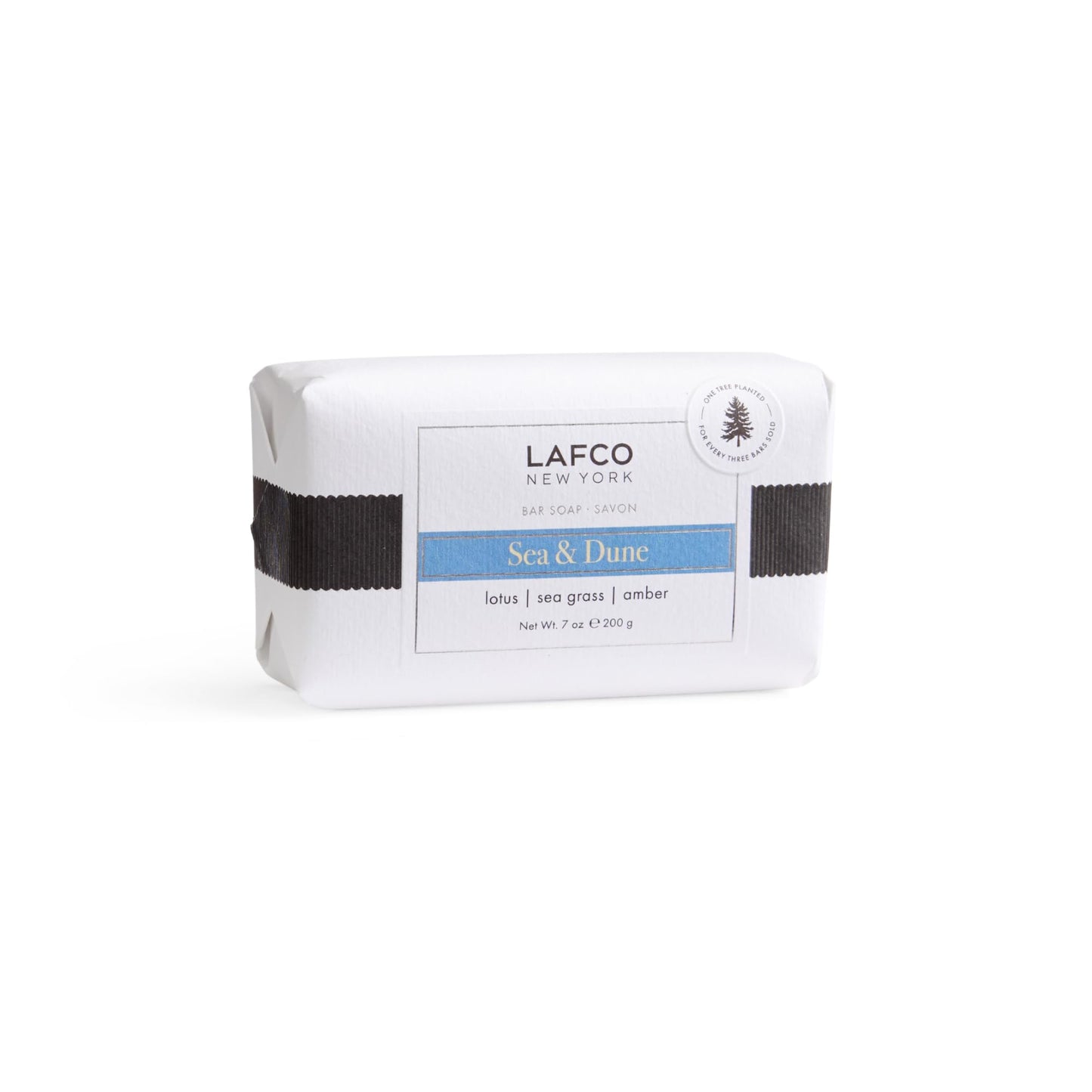 LAFCO New York Sea & Dune Bar Soap – Ultra-Hydrating, All Skin Types, 7 oz, Made in Europe