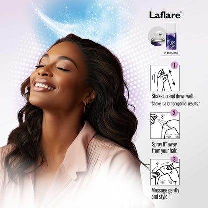 Laflare Cooling Spray for Braiding, Wig & Weaving – Instant Temperature Relief & Itch Comfort (80 ml)