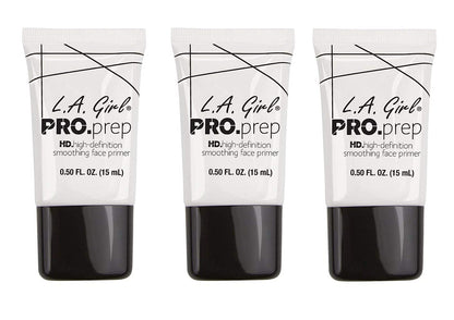 L.A. Girl High Definition Smoothing Face Primer with Vitamin E — 3-Pack (0.5 fl oz each)