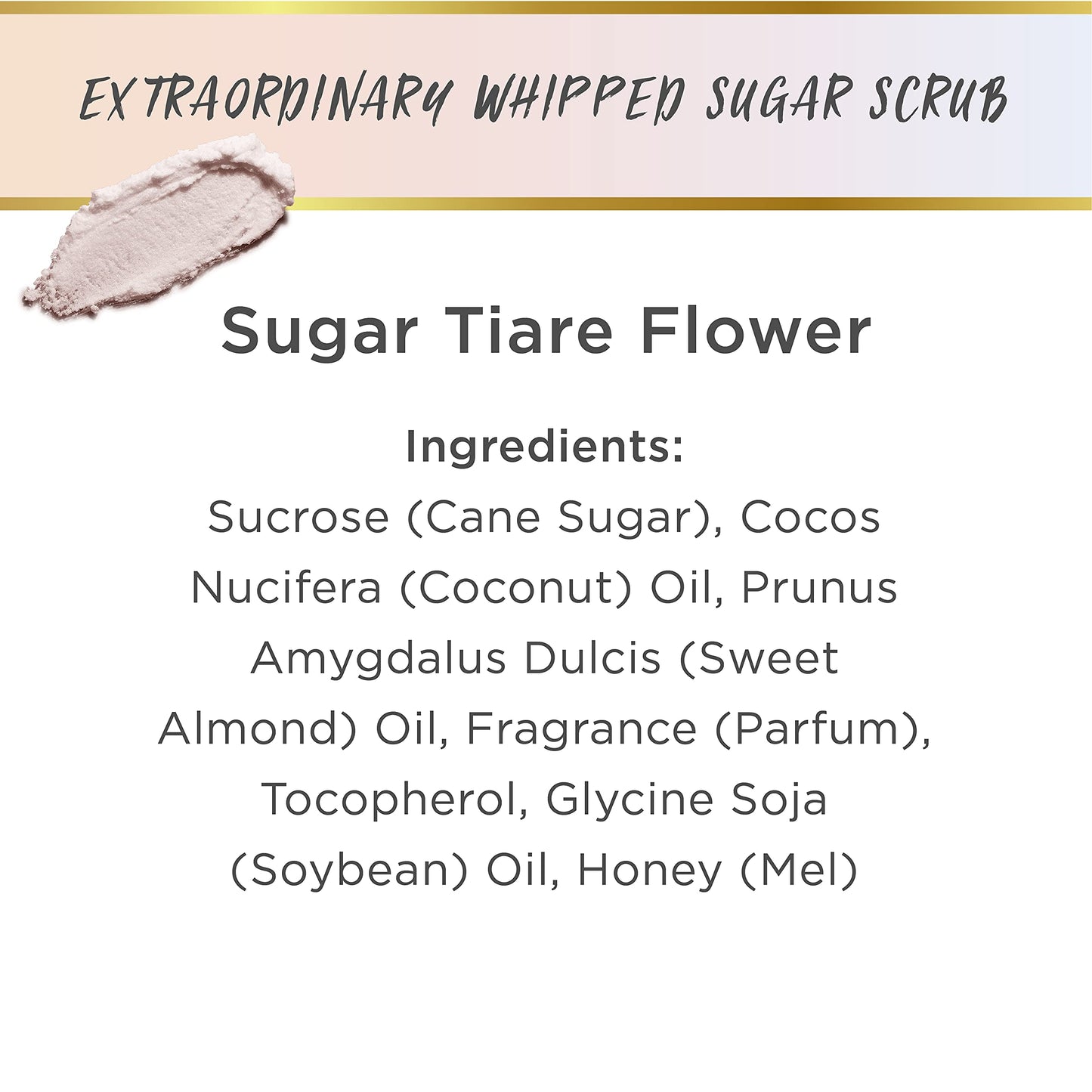 LaLicious Sugar Tiare Flower Whipped Sugar Scrub | Body & Foot Exfoliant | 2oz