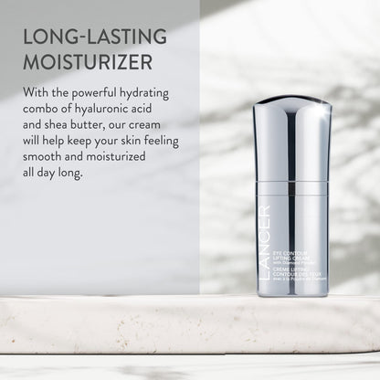 Lancer Eye-Contour Lifting Cream – Diamond Powder, Hyaluronic Acid, 0.5 oz