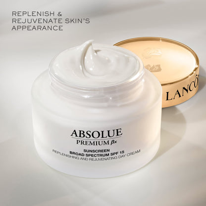 Lancôme Absolue Premium BX Day Cream with SPF 15 – Replenishing Facial Moisturizer