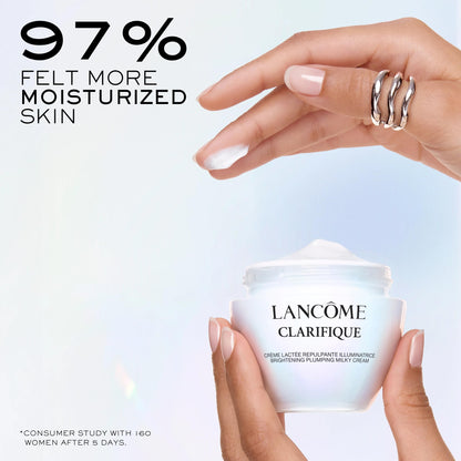 Lancôme Clarifique Milky Cream – Brightening & Hydrating Moisturizer for Oily/Combination Skin | Glass Skin Finish