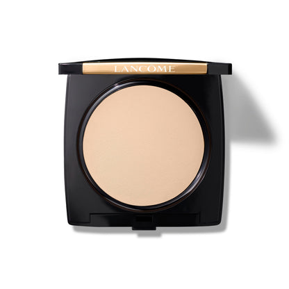 Lancôme Dual Finish Powder Foundation – Natural Matte, Sheer-to-Full Coverage, Longwear, Shine Control | 205 Neutrale II Warm