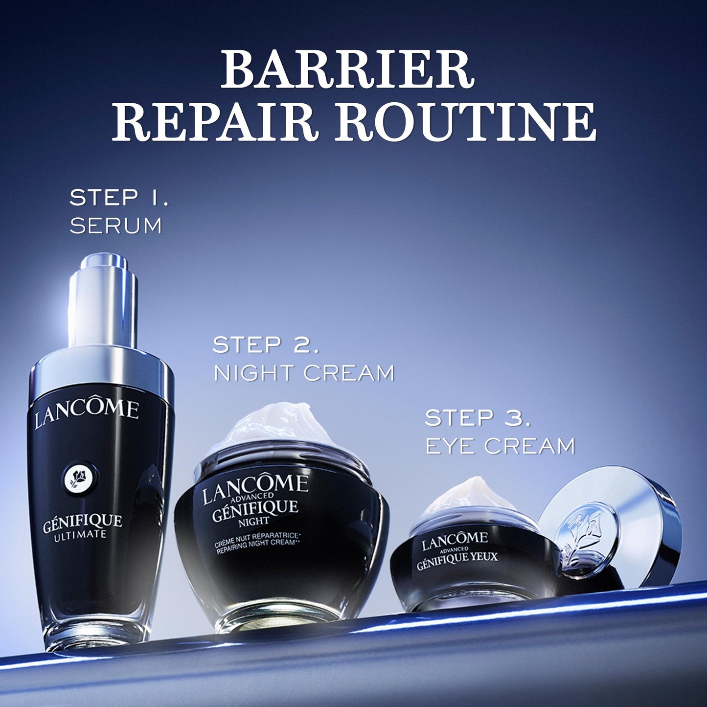 Lancôme Génifique Ultimate Recovery Serum – Anti-Aging Hydration & Barrier Repair, 3.88 fl oz