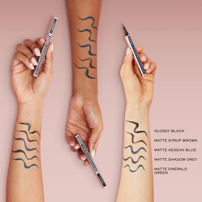 Lancôme Idôle Liner Waterproof Liquid Eyeliner – Ultra-Precise, Luminous Grey