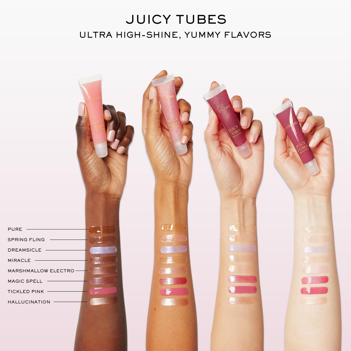 Lancôme Juicy Tubes Lip Gloss – Ultra-Shiny Finish, Hydration & Juicy Lips | Marshmallow Ele 05