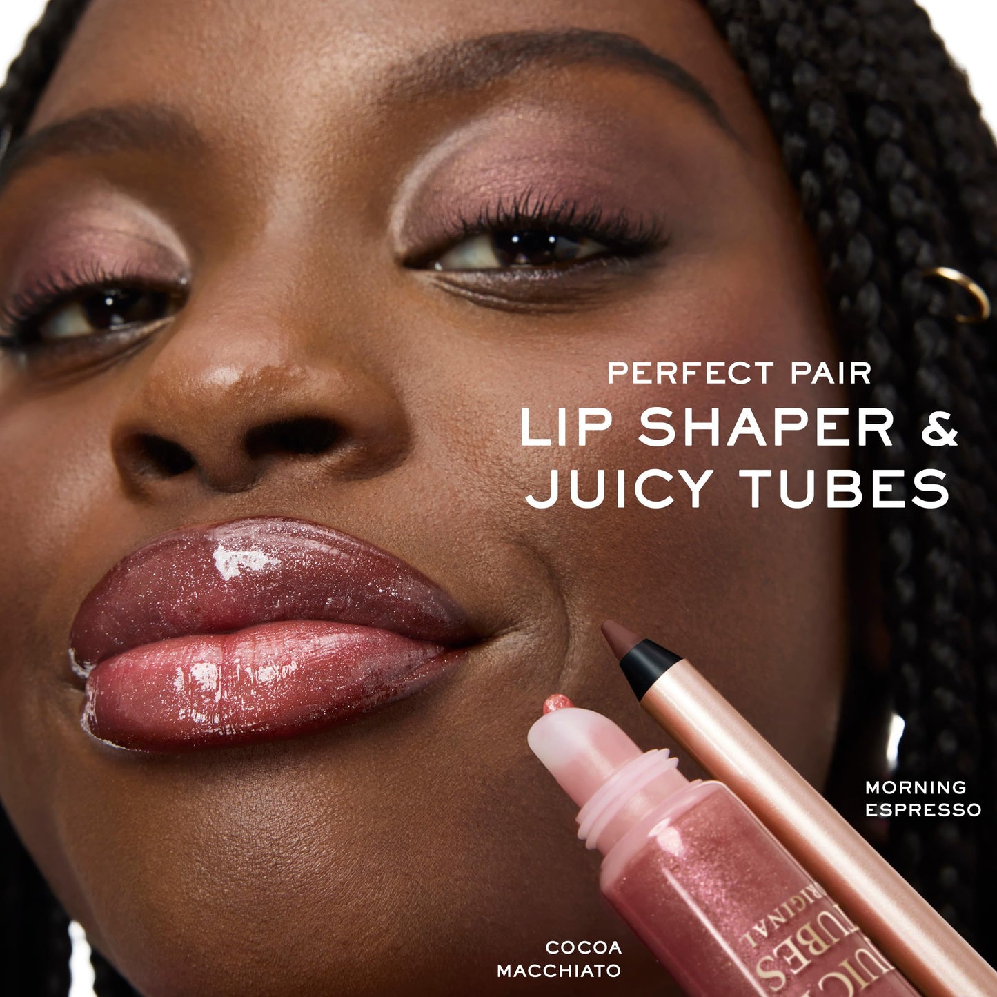 Lancôme Juicy Tubes Lip Gloss – Ultra-Shiny Finish & Hydration, Cocoa Macchiato