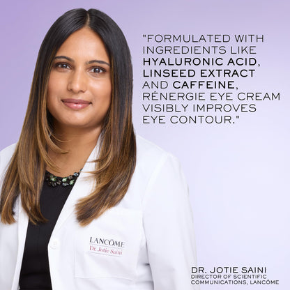 Lancôme Rénergie Lift Multi-Action Eye Cream | Hyaluronic Acid, Caffeine & Linseed Extract for Hydration, Brightening, and De-Puffing