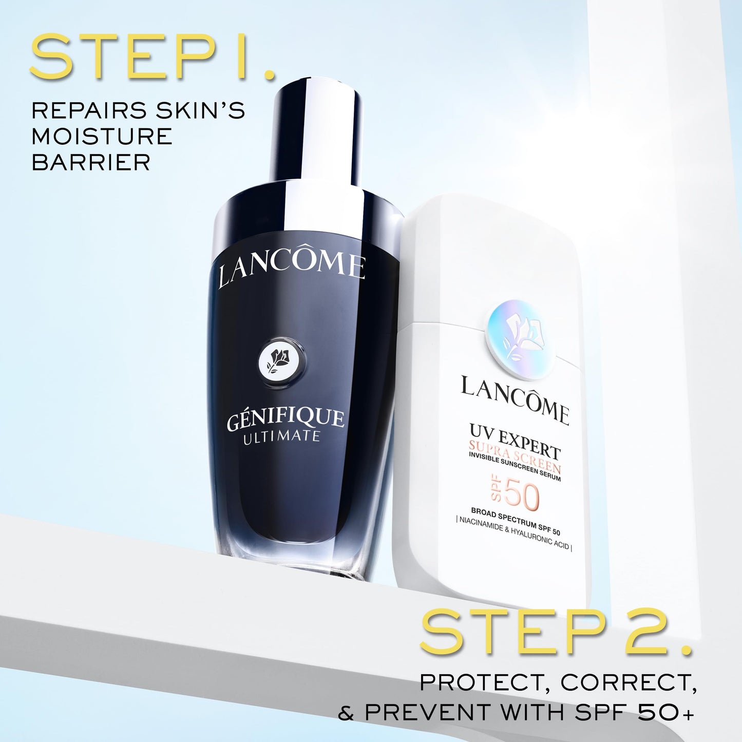 Lancôme Supra Screen Invisible Serum Sunscreen SPF 50+ – Anti-Aging Protection & Hydration