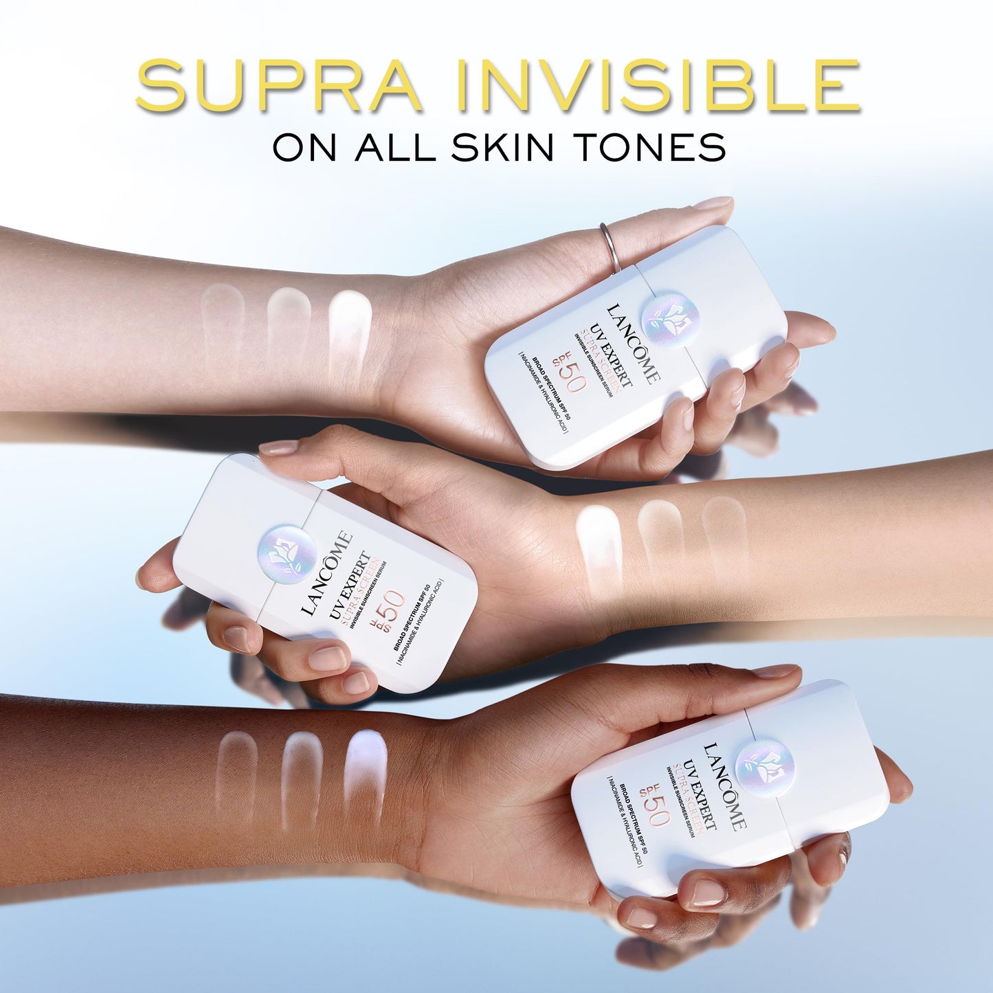 Lancôme Supra Screen Invisible Serum Sunscreen SPF 50+ – Anti-Aging Protection & Hydration