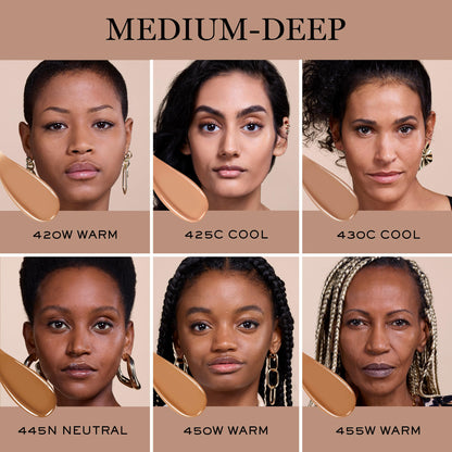 Lancôme Teint Idole Ultra Wear Care & Glow Foundation SPF 27 – Hydrating Longwear, Medium Coverage, Glow Finish (430C)