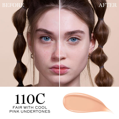 Lancôme Teint Idole Ultra Wear Care & Glow Foundation SPF 27 – Hydrating Medium Buildable Coverage (Shade 110C)