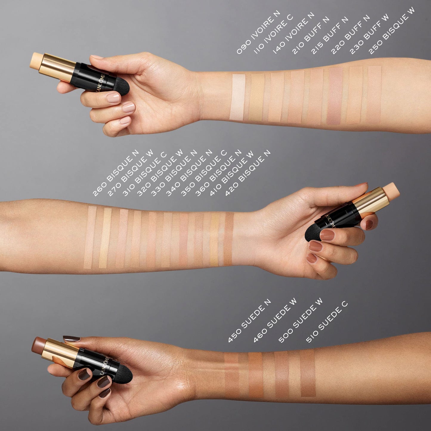 Lancôme Teint Idole Ultra Wear Foundation Stick – Full Coverage, Matte Finish, 24H Wear, Shade 500 Suede Warm