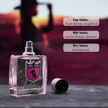 Lane Frost Legendary For Her Perfume – Western-Inspired Floral Scent with Plum, Vanilla & Amber