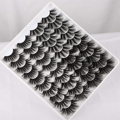 Lanflower 25mm Dramatic Volume Lashes – 20 Pairs, 4 Styles, Wholesale Bulk