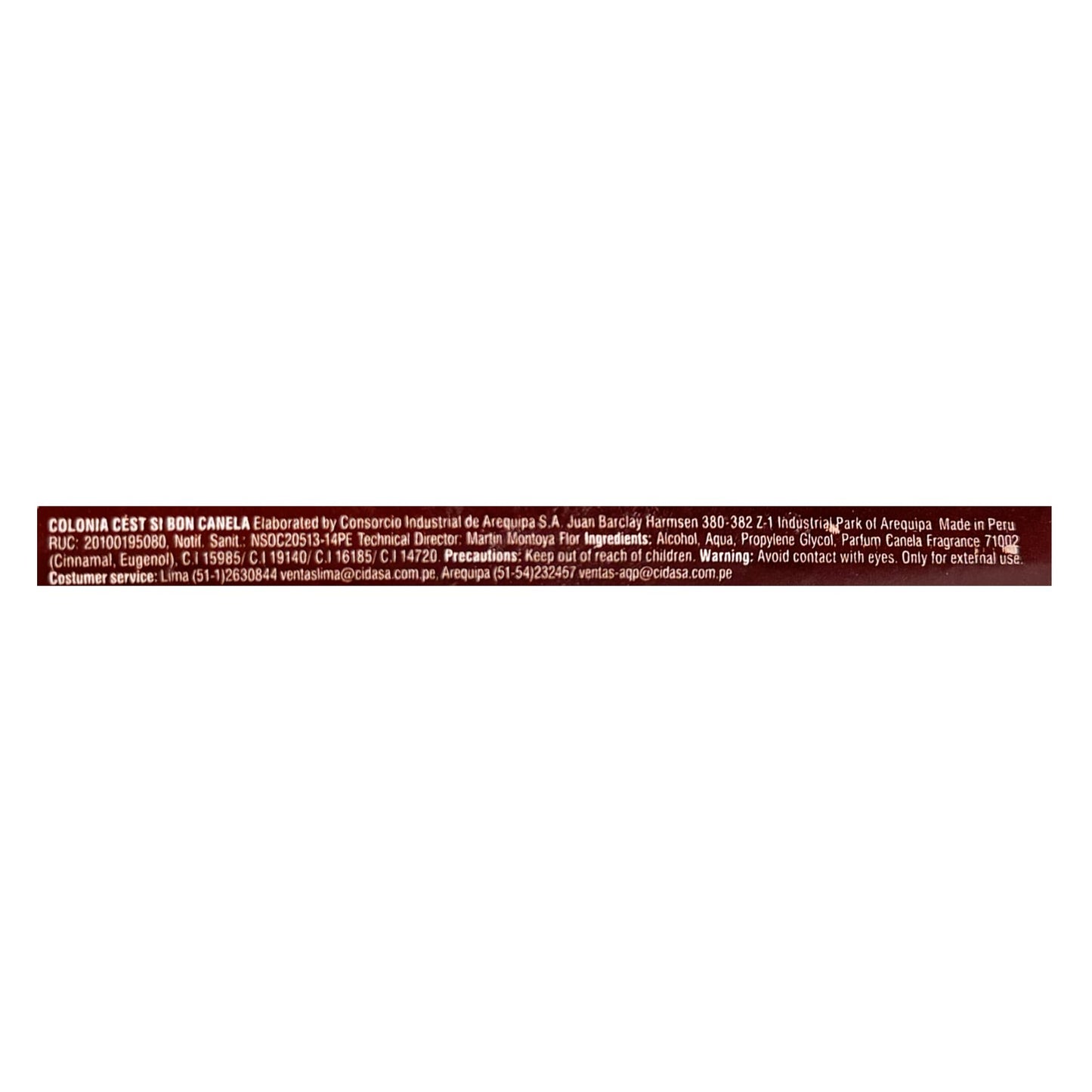Lanman & Kemp Florida Water – Peruvian Canela Cinnamon Cologne, 221 mL / 7.47 Fl oz