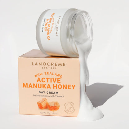 Lanocreme New Zealand Active Manuka Honey Day Cream | Hydrating Facial Moisturizer