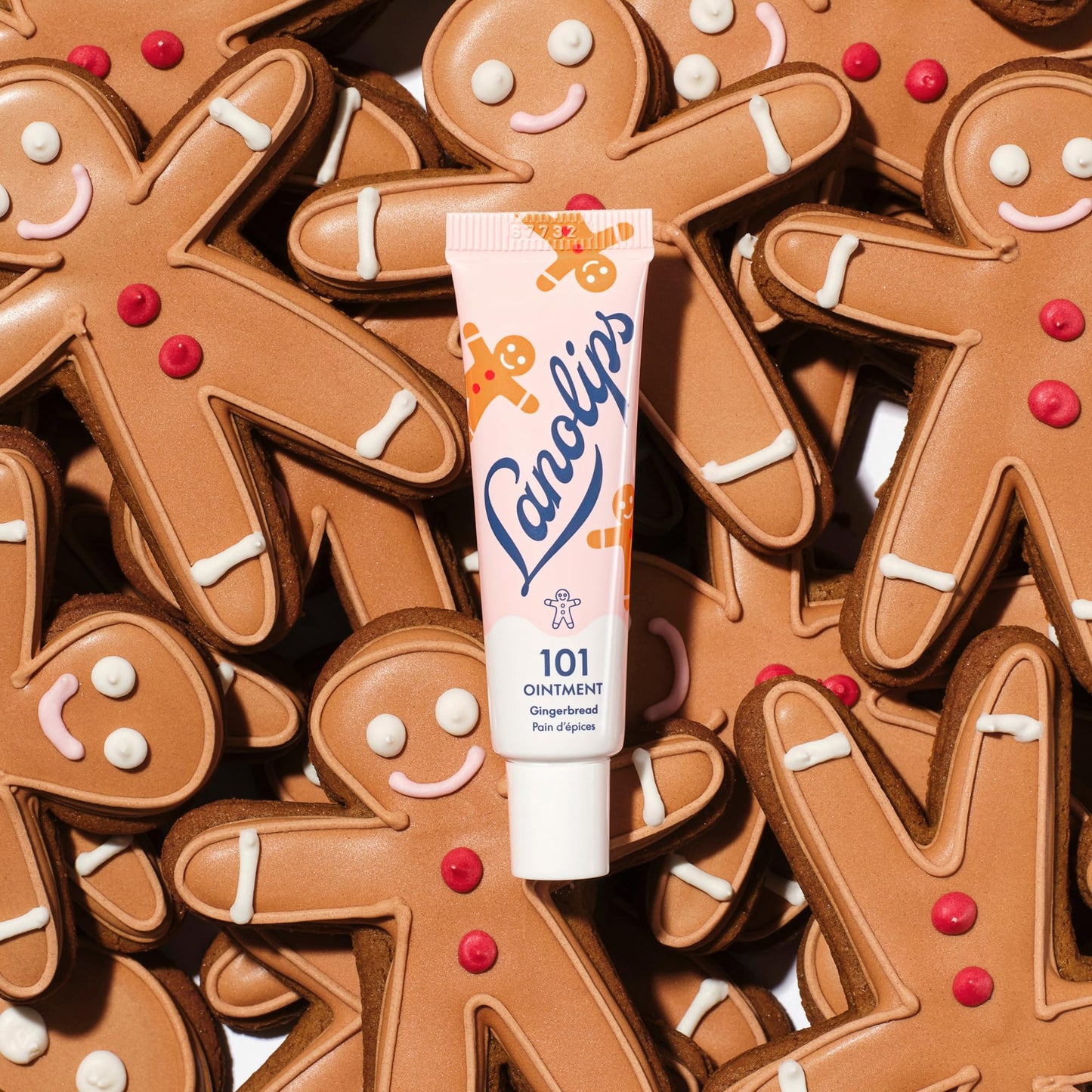 Lanolips 101 Ointment Gingerbread Lip Balm – 0.35 oz, Hydrating Multi-Purpose Lanolin Balm