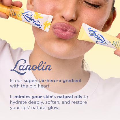 Lanolips 101 Ointment Raspberry Shortcake – Hydrating Lip Balm & Multi-Balm (0.52 oz)