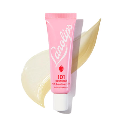 Lanolips 101 Ointment Strawberry Lip Balm 0.52 oz – Hydration for Lips & More