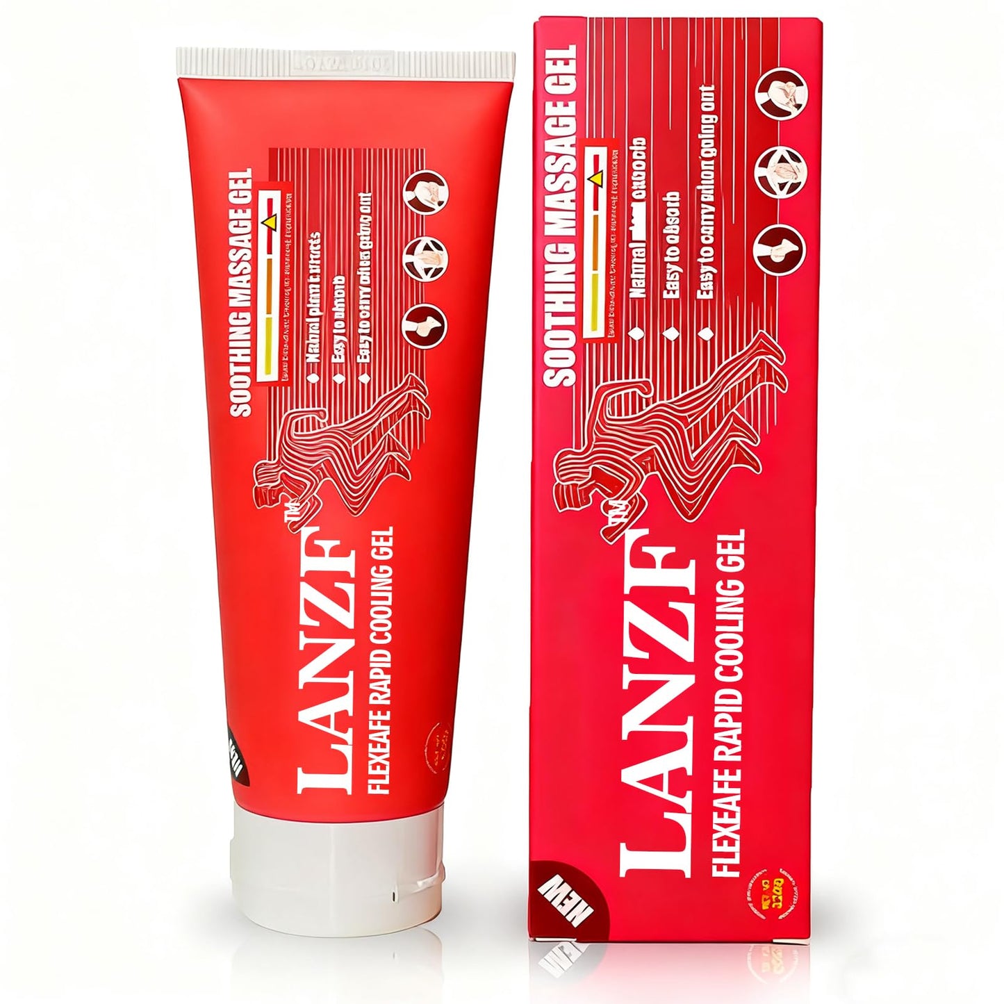 LANZF Joint Gel – Soothing Massage Gel for Joints (Knee, Lumbar, Neck, Hands & Feet) 4.23 oz