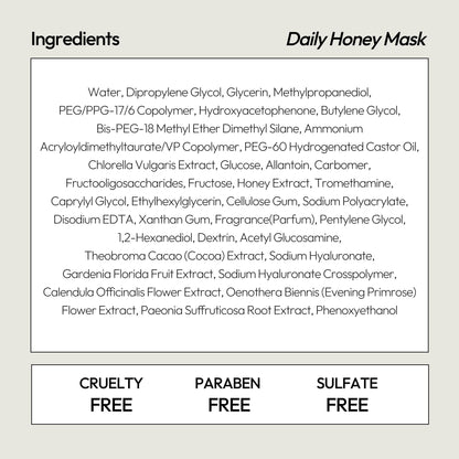 LAPCOS Honey Sheet Mask – Hydration, Elasticity & Antioxidants (5-Pack)