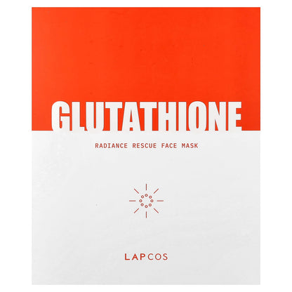 LAPCOS Glutathione Radiance Rescue Mask - Hydrating K-Beauty Sheet Mask with Niacinamide & Peptides