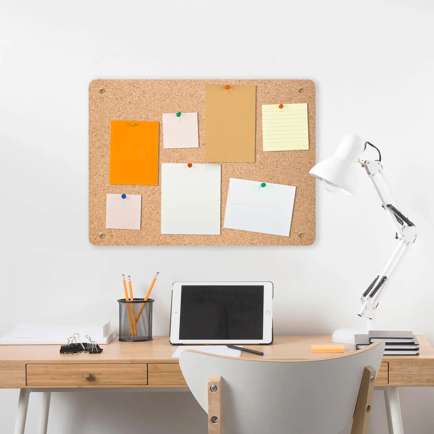 Large Cork Notice & Memo Board | Natural | 600 x 450 x 15 mm